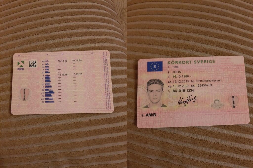 Schwedischer Führerschein (Körkort)
